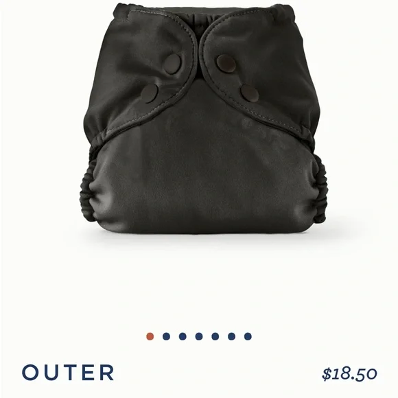 Outer Black Diaper Cover for Kids - Picture 1 of 4